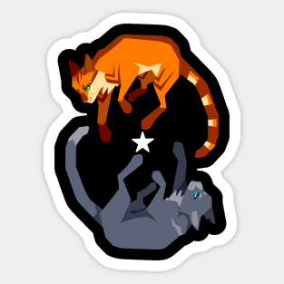 Fireheart and Bluestar Sticker